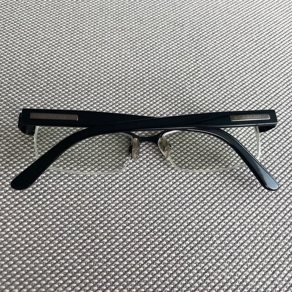 Authentic Burberry Black 52mm Eyeglasses - Picture 7 of 9